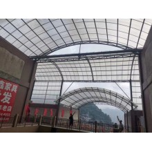 大跨度鋼架，網(wǎng)架采光頂棚用輕型防火阻燃陽光板耐力板聚碳酸酯板